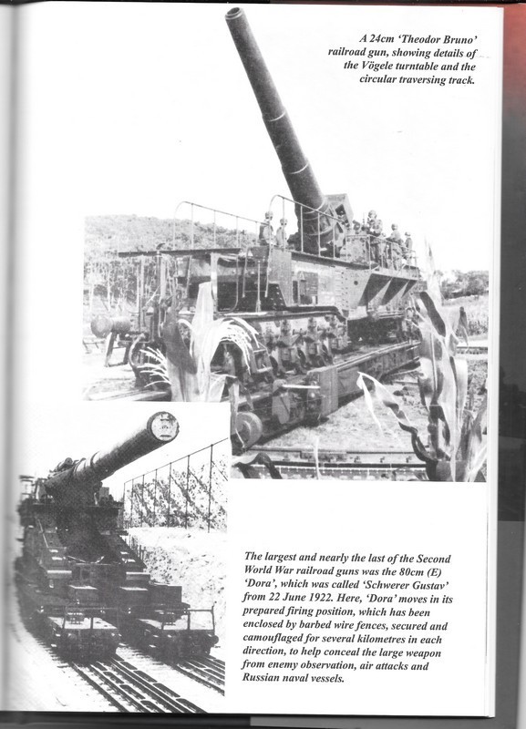 the DORA the bigs railroad gun of the wwII and of the wold by