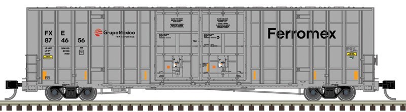 N Gunderson 7550 Double Door and 7538 Single Door Box Car