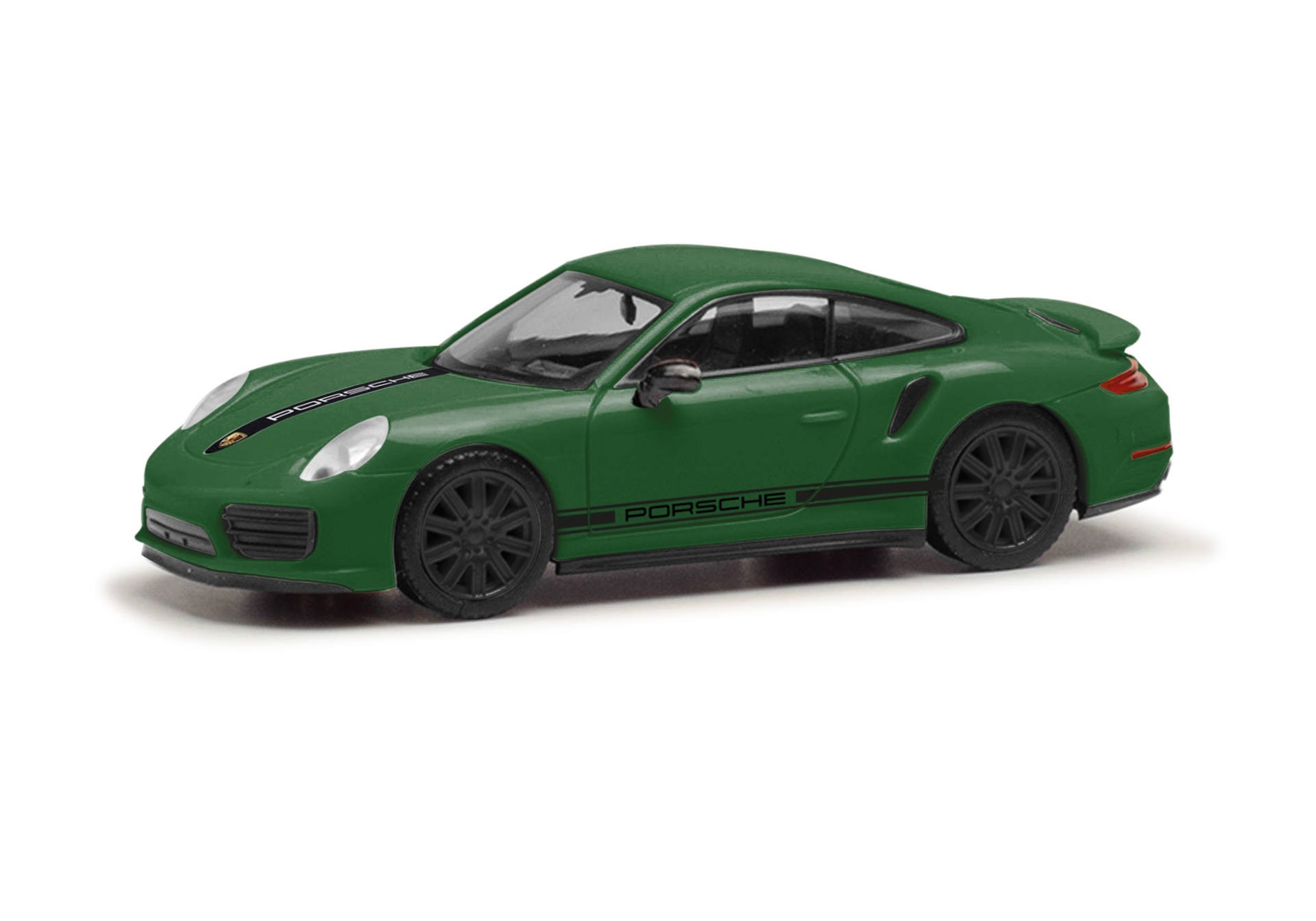 Porsche 911 (991) Turbo, British racing green