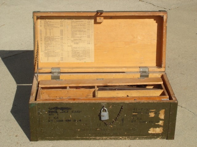 Purves Manufacturing Co. Indianapolis, IND. 1944 Tool Chest - Open