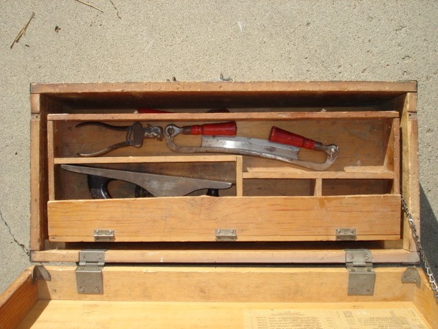 Purves Manufacturing Co. Indianapolis, IND. 1944 Tool Chest - Tray
