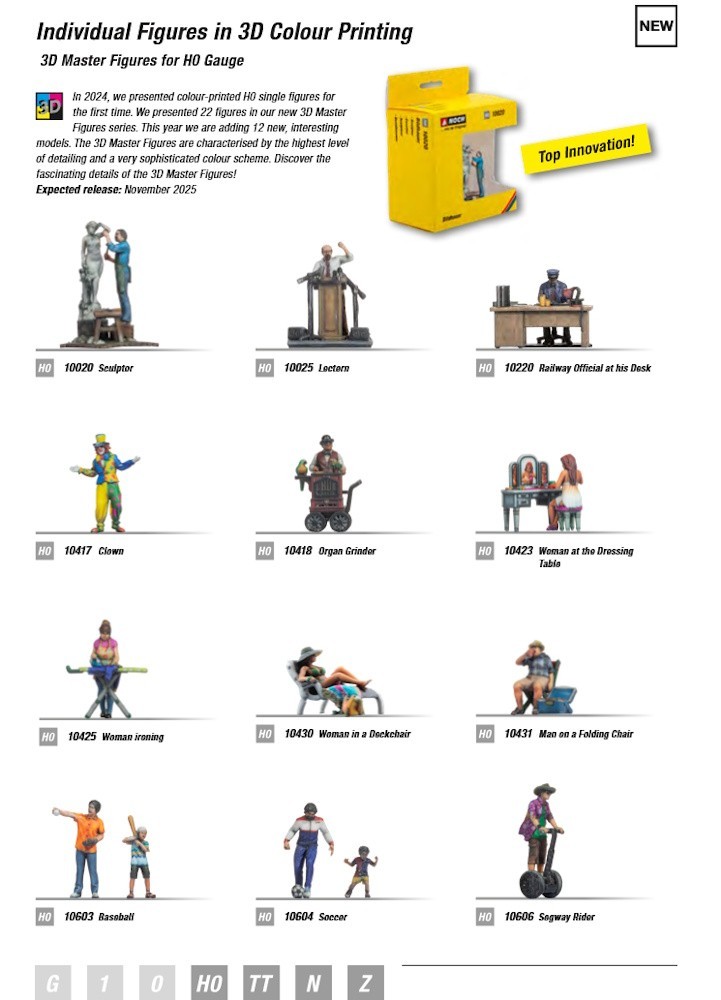 H0 3D Master Figures