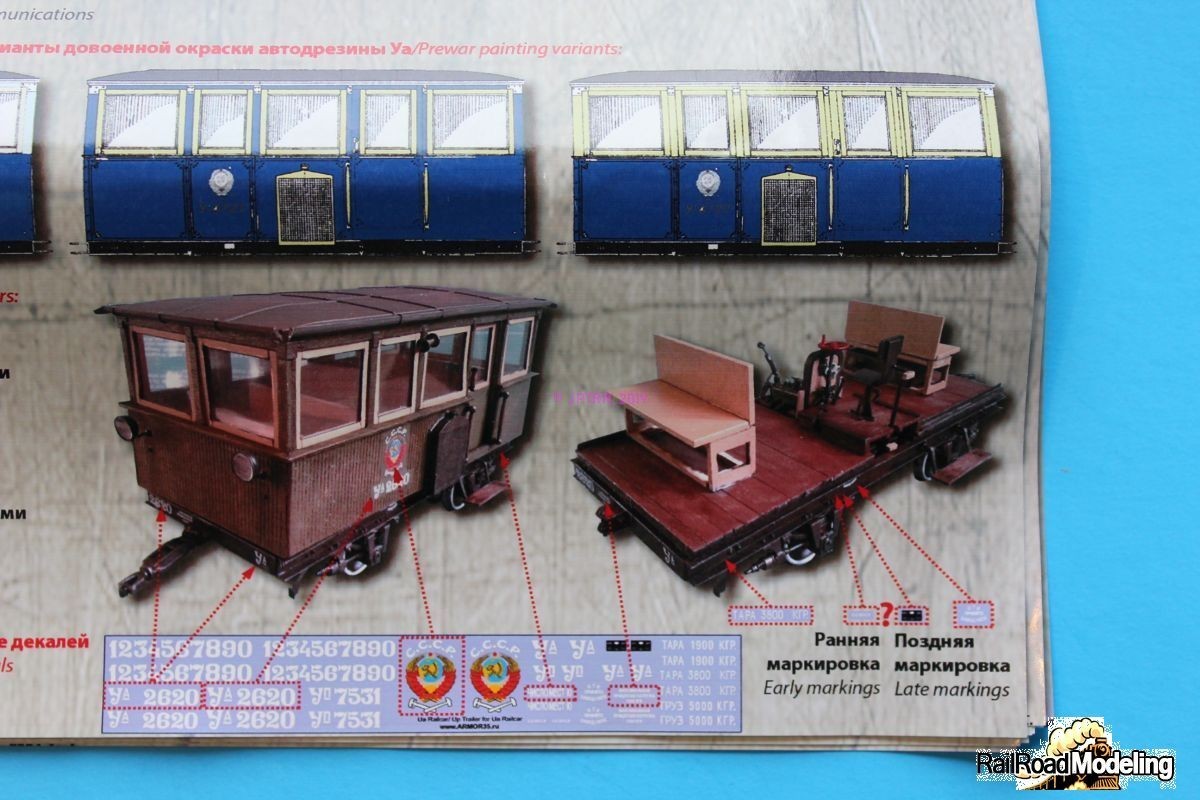 Instructions include photos of the kit in progress