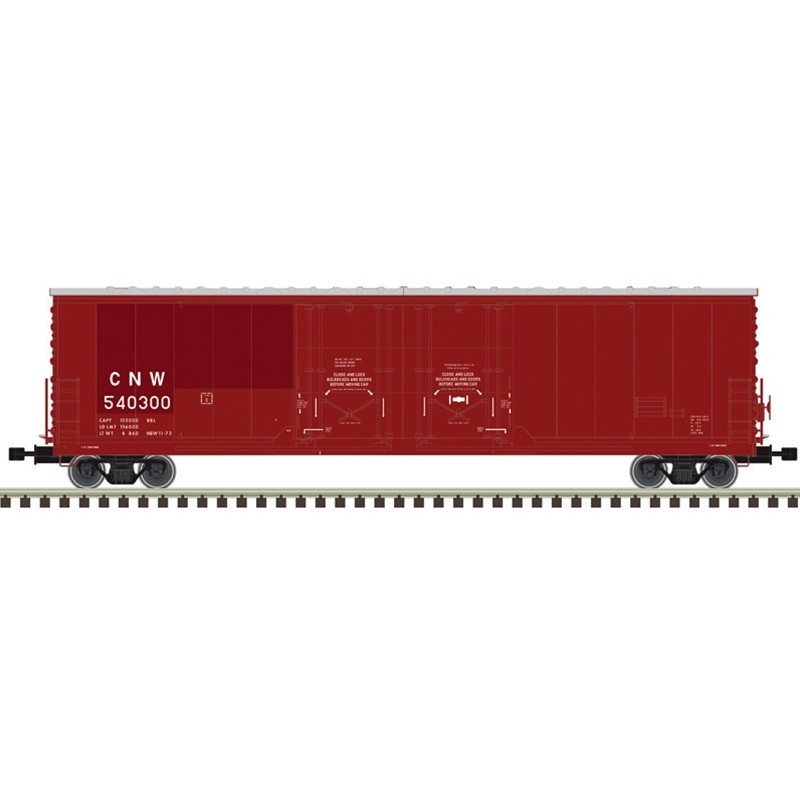 HO Master 53' Evans Double Plug Door Box Car