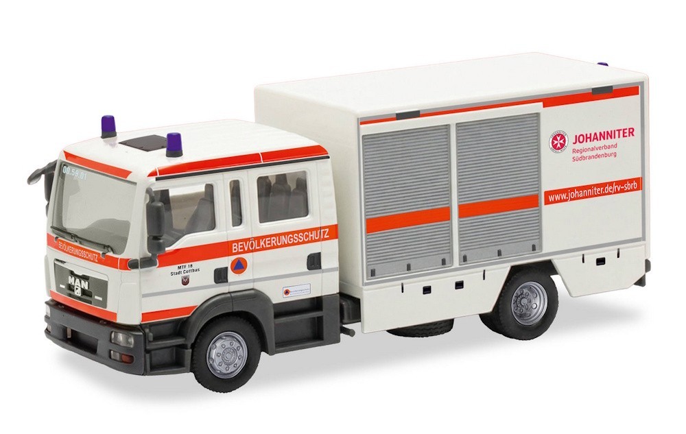 MAN TGL 08 GW-SAN medical equipment cart The Johanniter Cottbus/Civil Protection