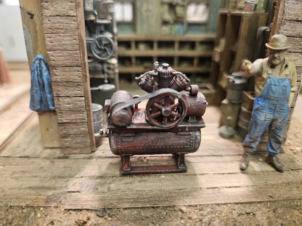 RRSP-O-0  5- Here is a 3d printed electric air compressor