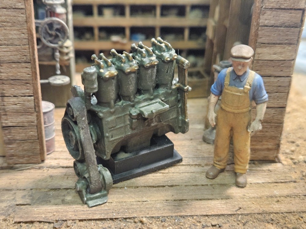 RRSP-O-31 -  This is a engine from a Holt tractor.