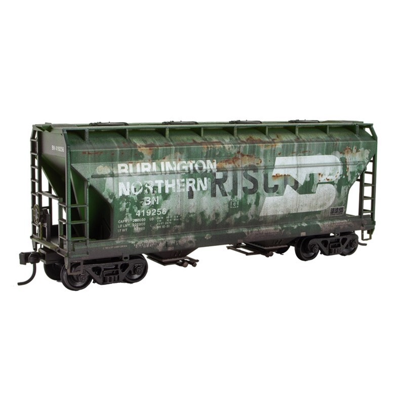 HO ACCURAIL 2-BAY COVERED HOPPER KIT BURLINGTON NORTHERN EX-SLSF #419256 ITEM# 220010008