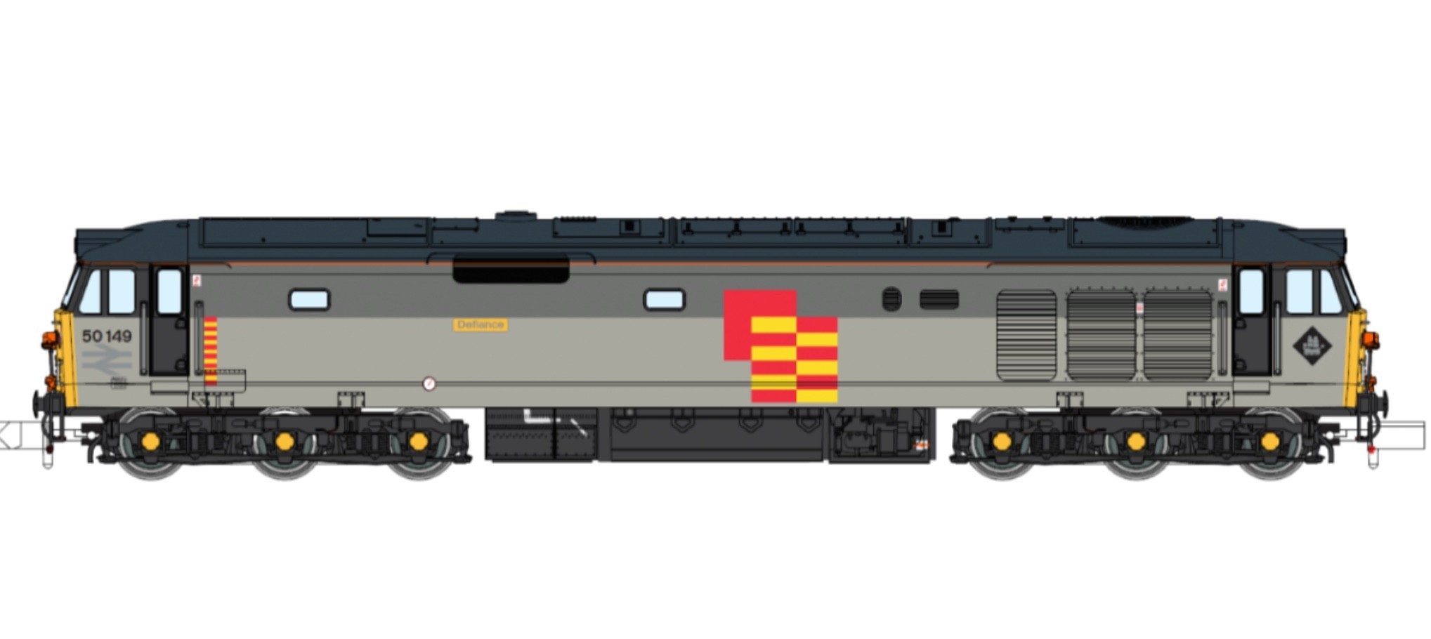 Class 50 Defiance 50149 Railfreight Grey Refurbished