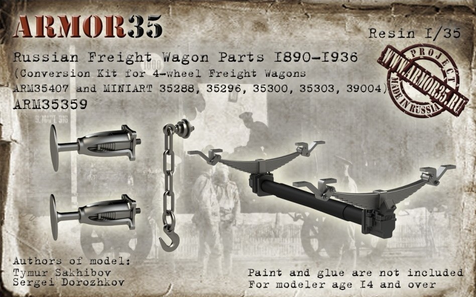 Russian Rail Freight Wagon Parts 1890-1936 | Armorama