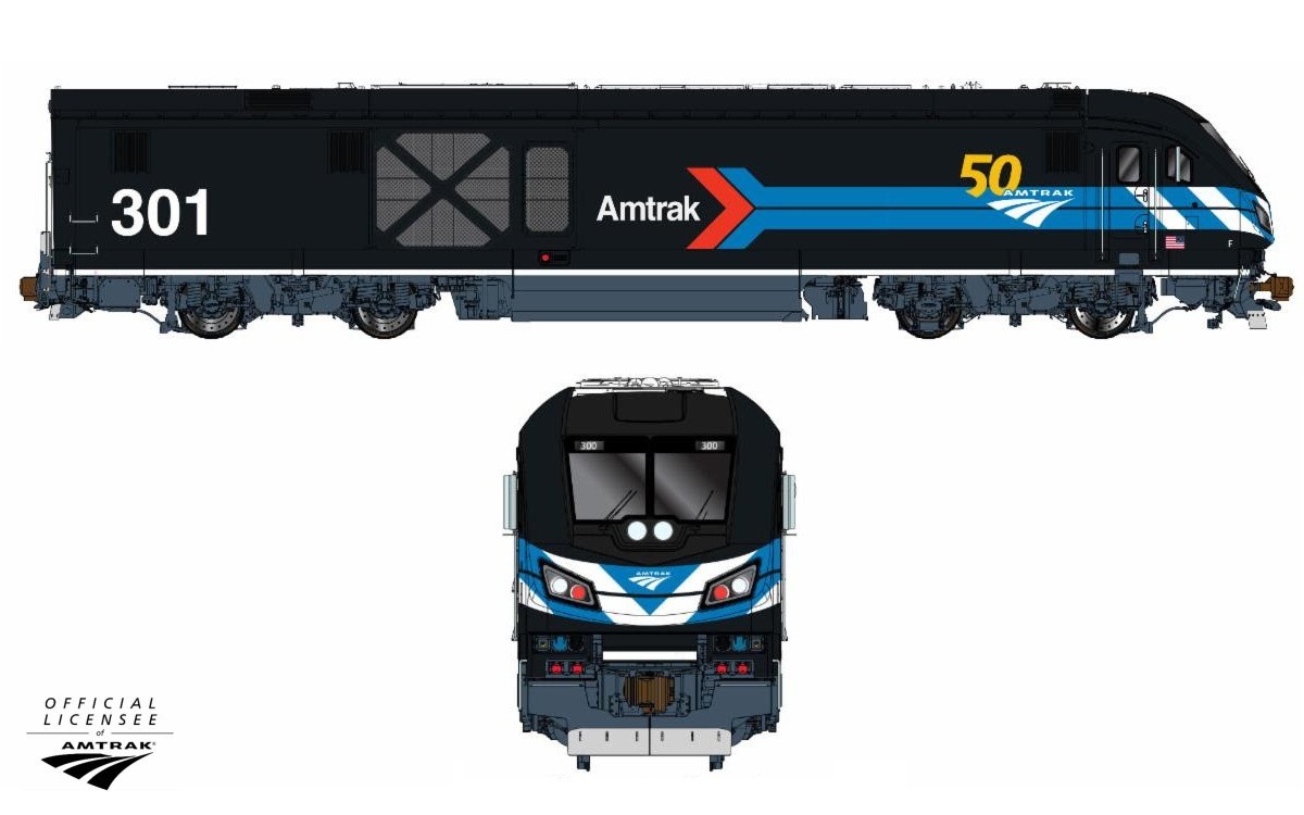 Amtrak Charger Anniversary Livery
