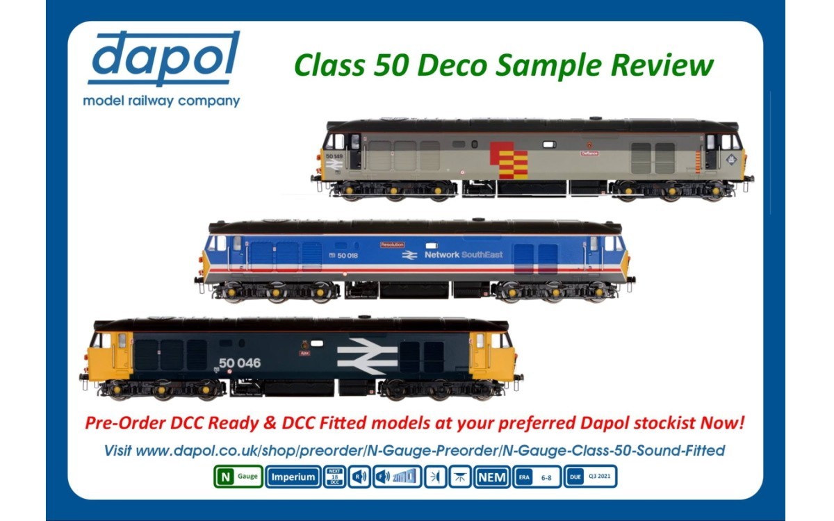 Class 50 Decorated Samples