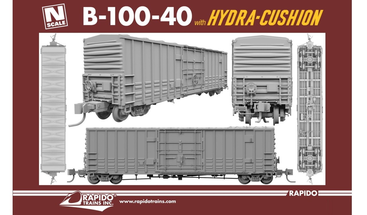 PC&F B-100-40 Boxcars Planned