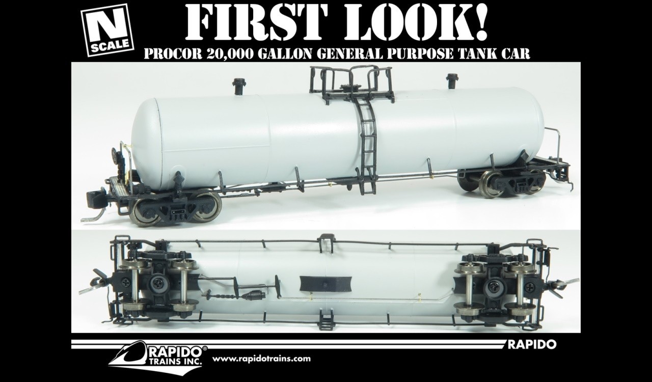 Procor 20K Gall Tank Car Sample
