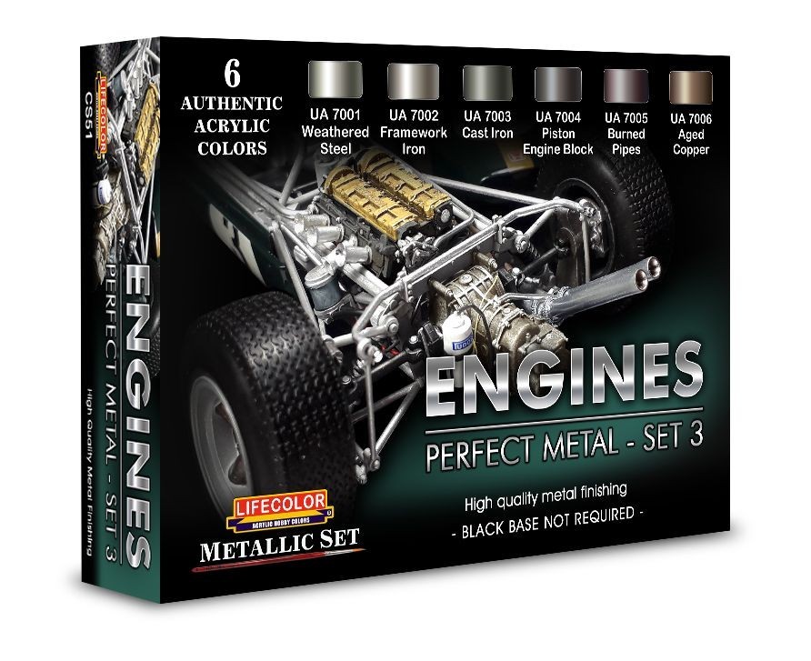 LifeColor Engines Perfect Metal Set 3 | Armorama™