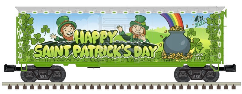 St. Patrick's Day Novelty Car