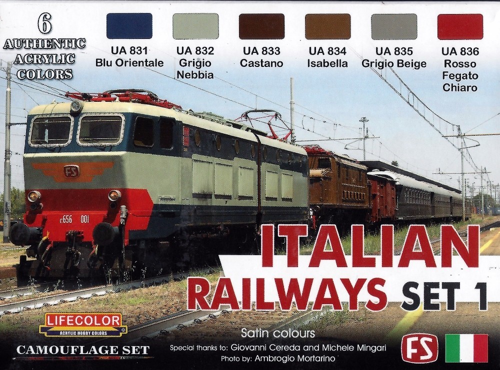 Italian Railway Colors, set 1