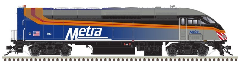 MP-36 Locomotives and Metra Passenger Cars