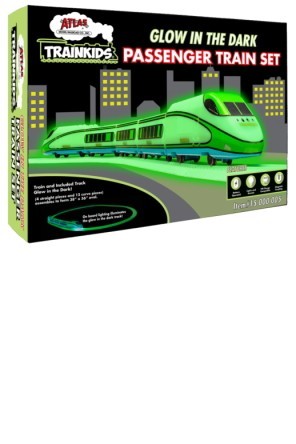 Trainkids® Glow in the Dark Passenger Train Set