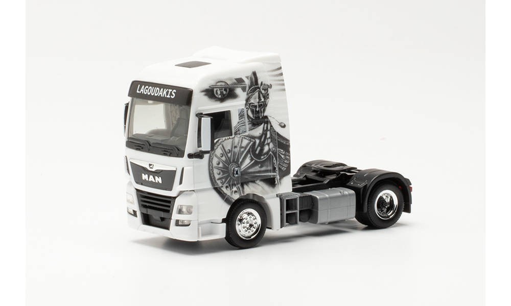 MAN TGX XXL Semi Tractor with Mural | AutoModeler