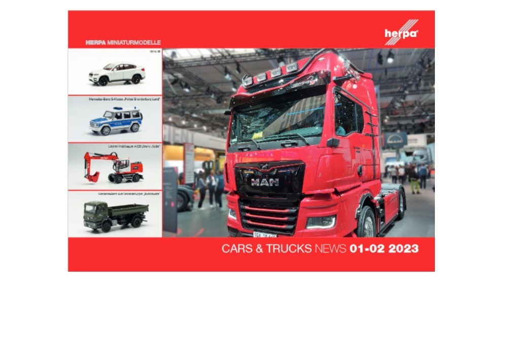 Herpa Cars & Trucks News 01-02 2023