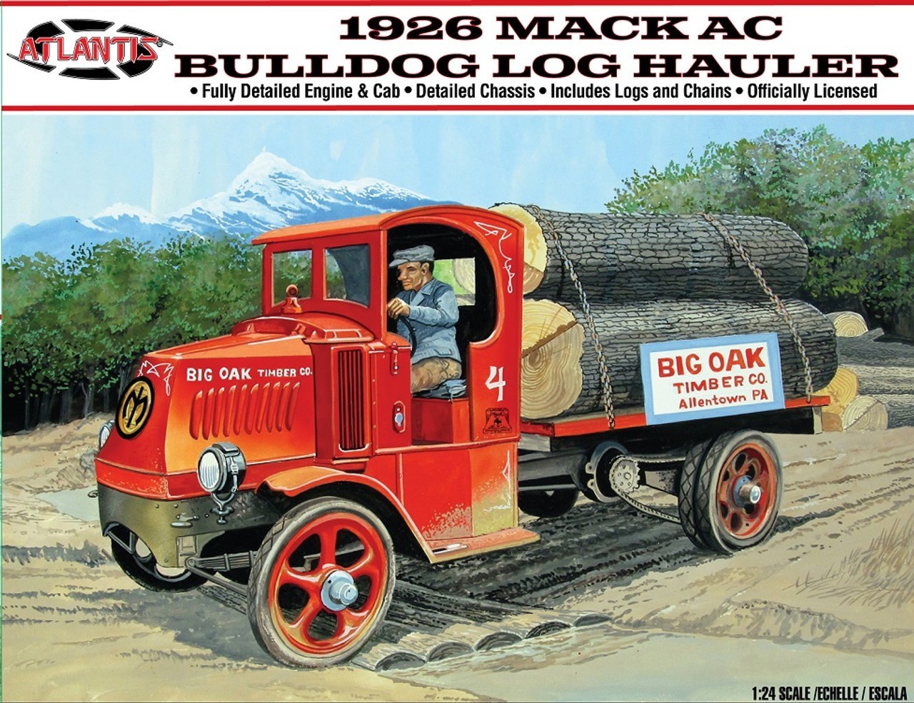 1926 MACK AC Bulldog Logging Truck