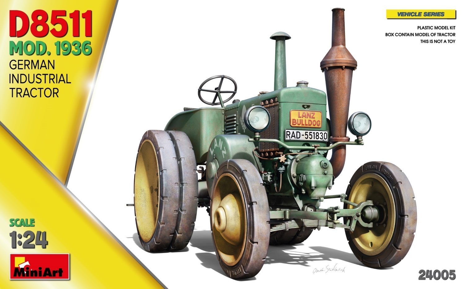 24005 German Industrial Tractor  D8511 Mod. 1936 | Armorama™