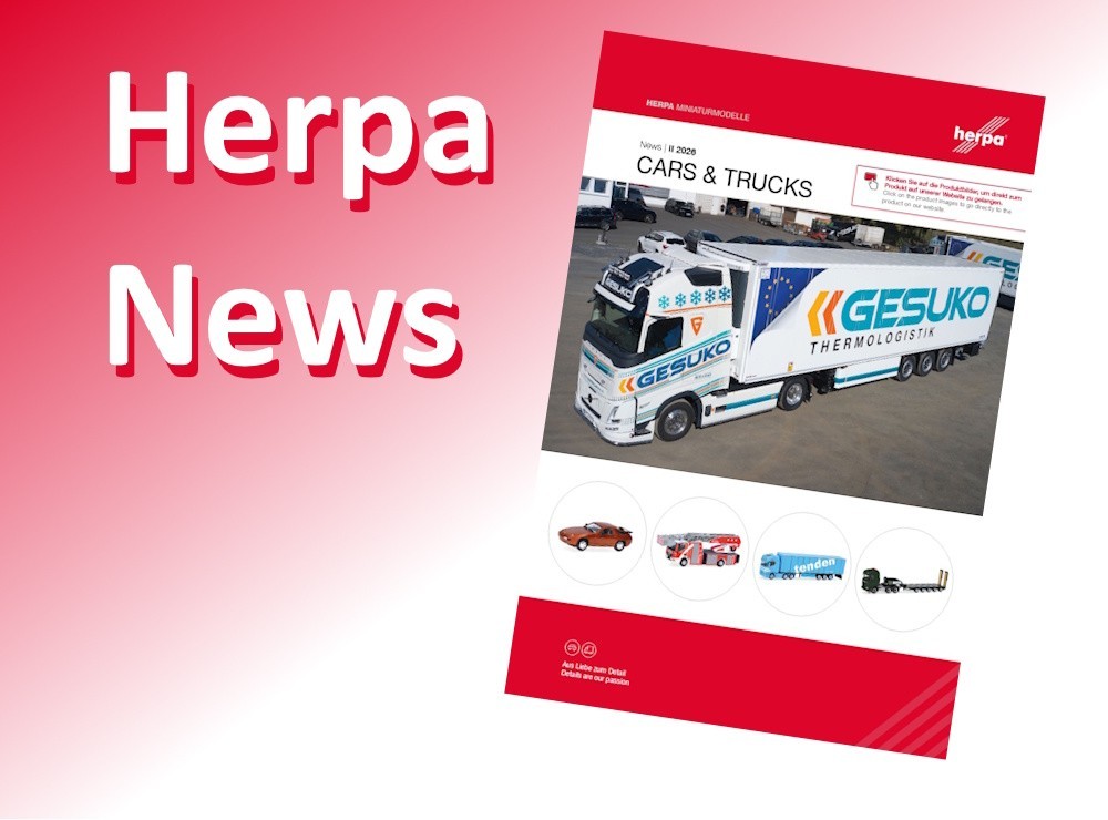 Herpa Cars & Trucks News, II 2026