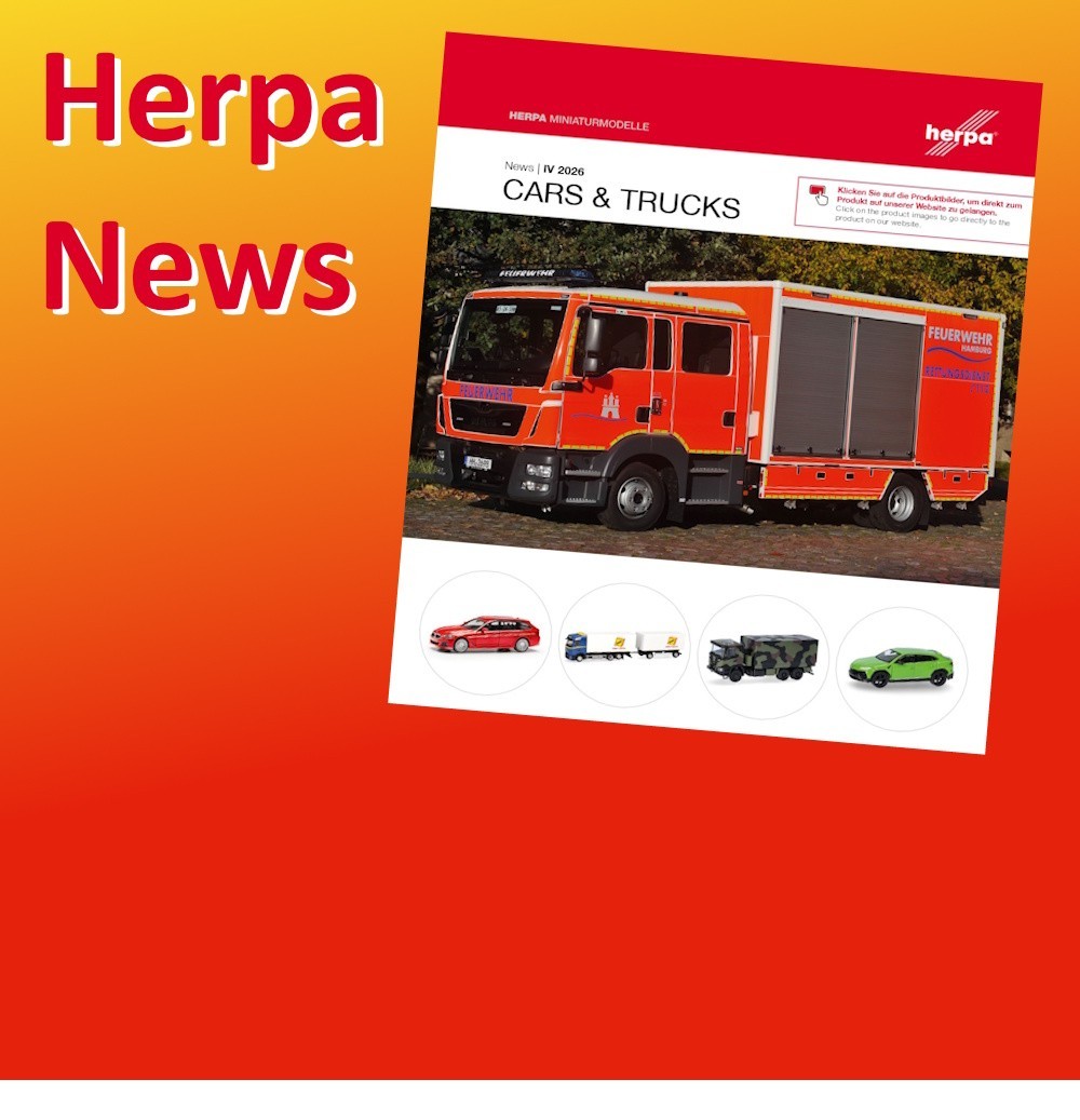 Herpa Cars & Trucks News, lV 2026